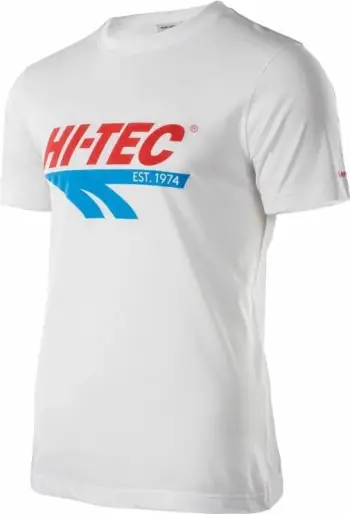 Bluzë Hi-Tec Retro për meshkuj, pambuk 100%, madhësia XL, e bardhë