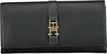 Portofol për femra TOMMY HILFIGER, e zezë