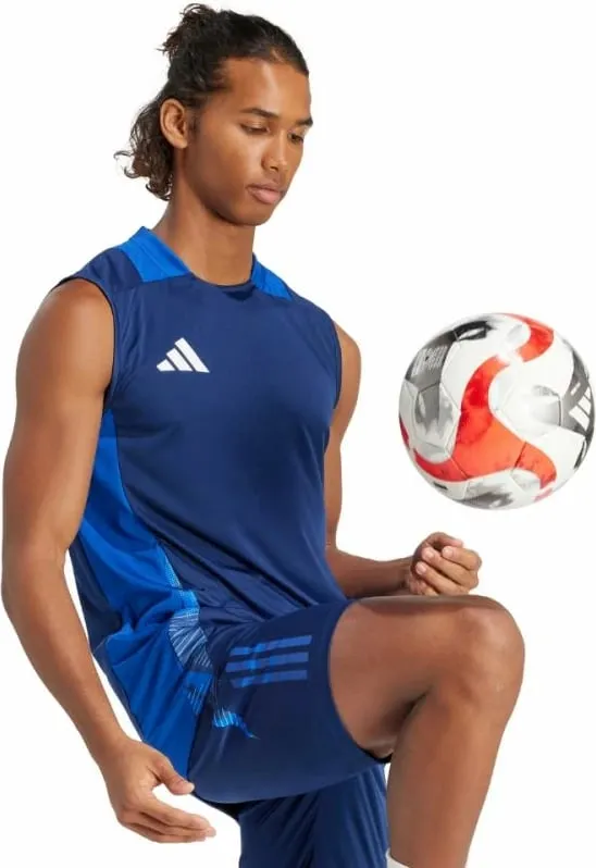 Fanellë pa mëngë për meshkuj adidas, e kaltër - 5