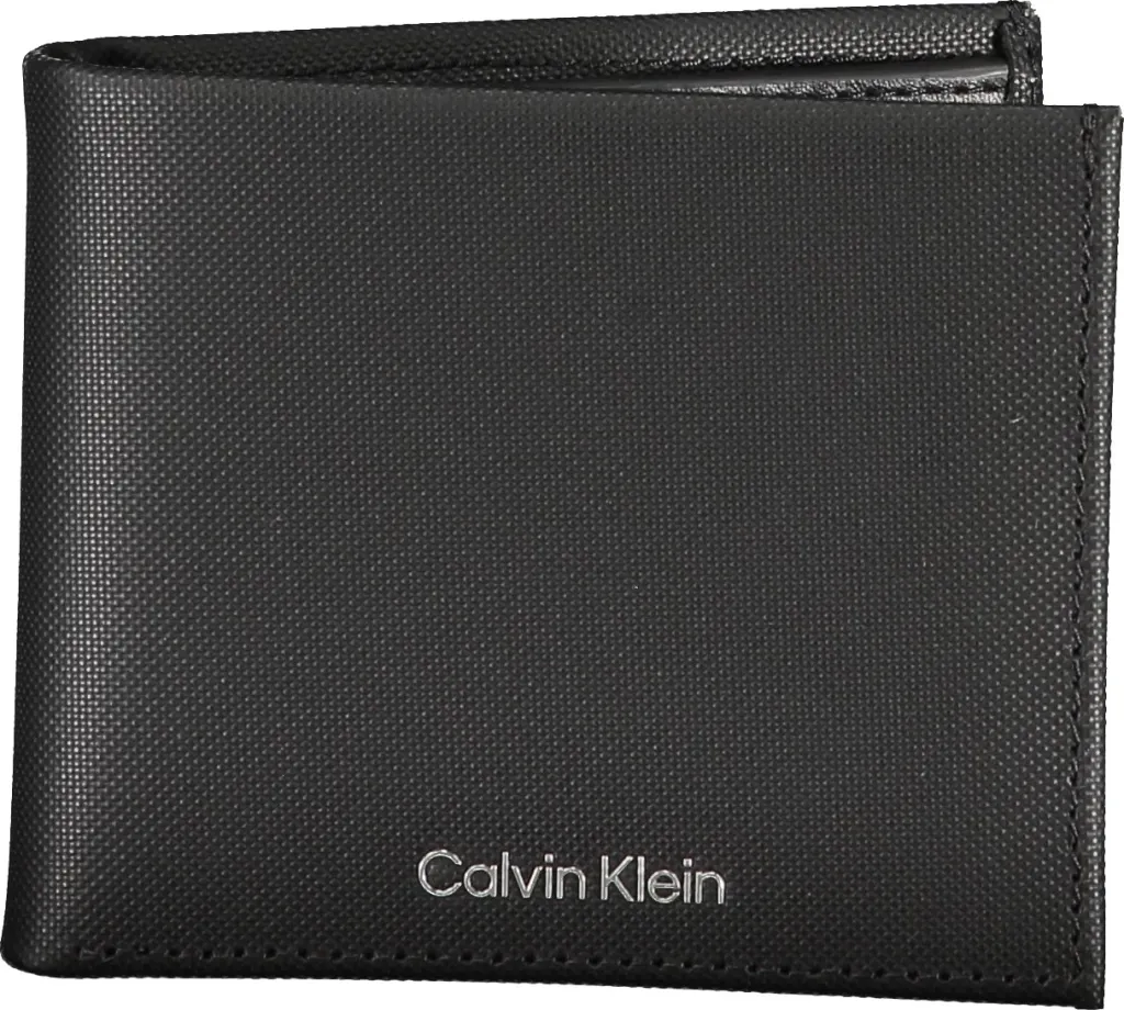 Portofol për meshkuj Calvin Klein, i zi - 1
