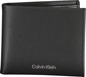 Portofol për meshkuj Calvin Klein, i zi