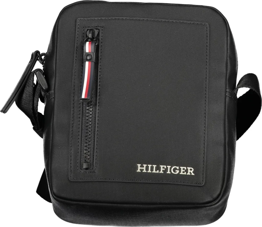 Çantë krahu Tommy Hilfiger meshkuj, e zezë - 1