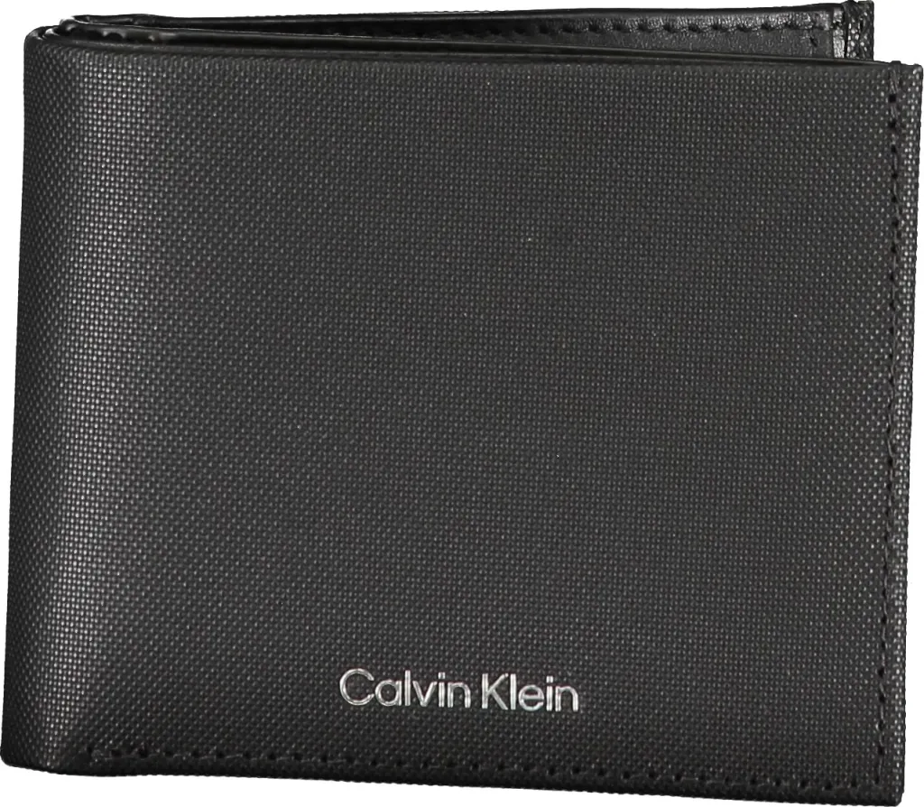 Portofol për meshkuj Calvin Klein, i zi - 1