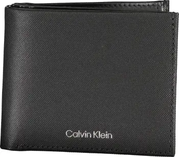 Portofol për meshkuj Calvin Klein, i zi