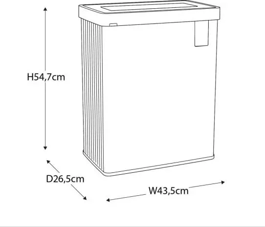 Kosh riciklimi KETER 54 L, Blu - 4