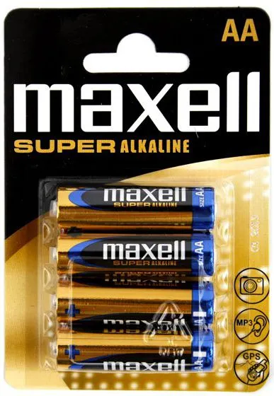 Bateri Maxell, AA / R6, 1.5 V, 4 copë - 1