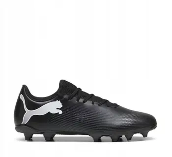Këpucë futbolli Puma Future 7 Play FG, për fushë të thatë, të zeza