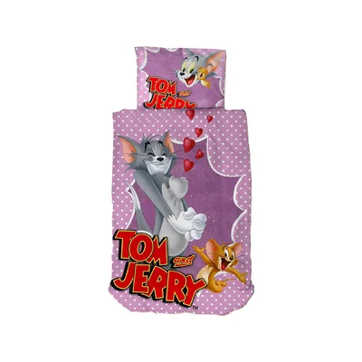 Këllëf jorgani dhe jastëku Tom and Jerry - 1