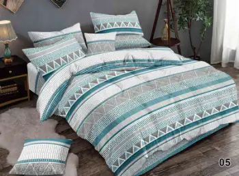 Set çarçafa Nagavci Home CROTON, 200x220cm, shumëngjyrëshe