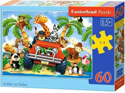 Puzzle Castorland, 60 elemente - 1