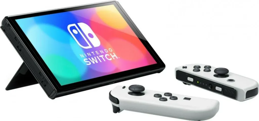 Konzolë Nintendo Switch OLED, e bardhë - 3