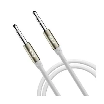 MS CABLE 3.5mm -> 3.5mm, 1m, silver