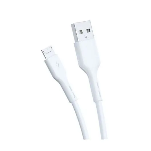 MS CABLE 3A USB-A 3.0-> microUSB, 2m, white - 1