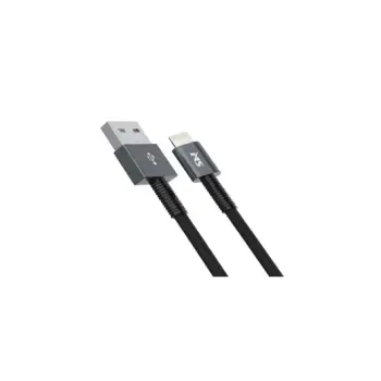 MS CABLE USB-A 2.0 -> LIGHTNING, 2m, black