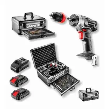 Aku set 2×18 V/2.0ah – GRAPHITE