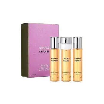 Eau de Toilette Chanel Chance, 3x20 ml Shishe Rimbushëse