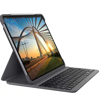 Mbrojtëse Logitech Slim Folio Pro me tastierë për Apple iPad Pro 12.9 " , i hirtë