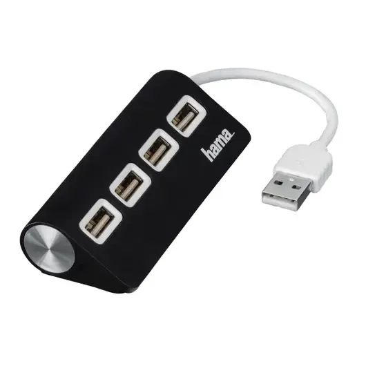 USB Hub Hama, e zezë - 1