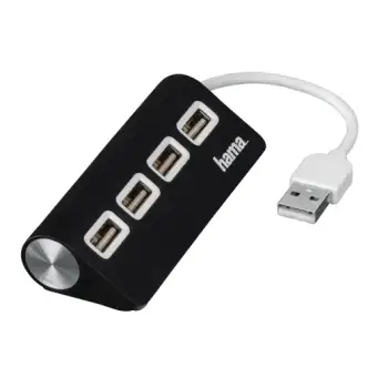 USB Hub Hama, e zezë