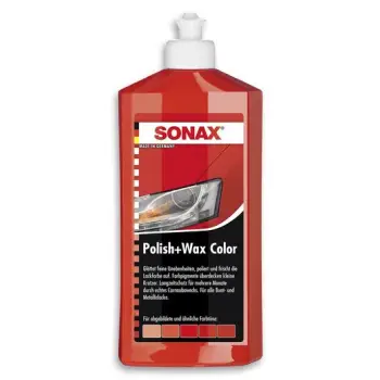 Polirues dhe wax me ngjyrë Sonax Nano Pro, 250 ml, kuqe
