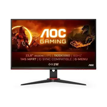Monitor AOC Gaming 24G2SPU/BK, 23.8", FHD, 165Hz, i zi