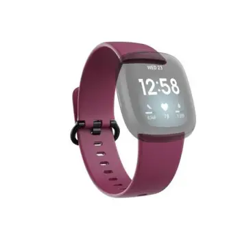 Rripa ore Hama Rripa për Fitbit Versa 3/4/Sense (2), i zi