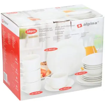 Set i Enëve 16 copë/ të bardha