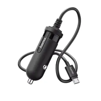 Karikues Hama për veturë, micro USB, 2.4 A, 1m