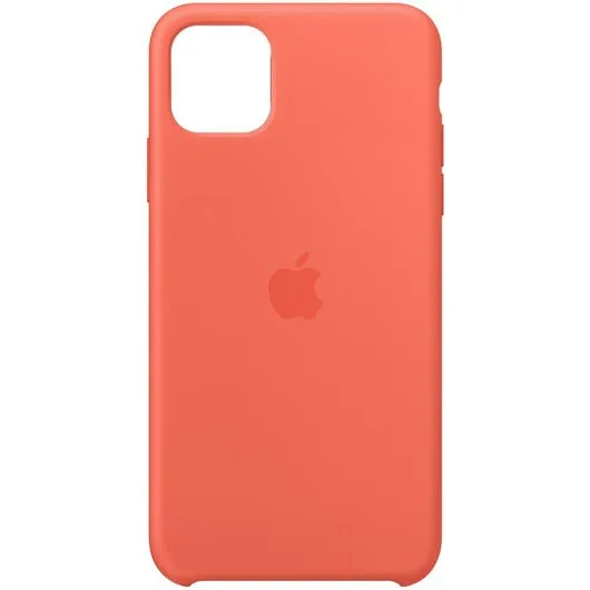 Case Silicon per Apple Iphone 11 pro max - Ngjyrë portokalli - 1
