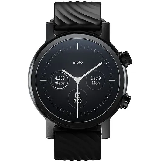 Orë e mençur Motorola Moto 360 (Gjen. e 3-të), e zezë - 2