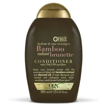 Balsam për flokë OGX Brunette Bamboo, 385ml