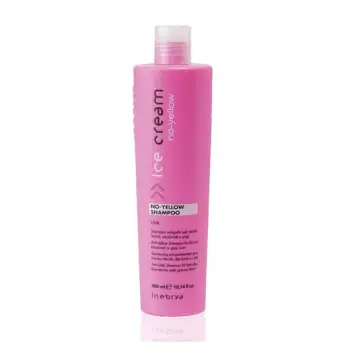 Shampo për flokë të ngjyrosur Inebrya Ice Cream No-Yellow, 300 ml
