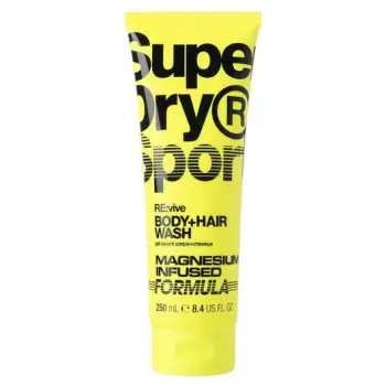Shampo për flokë dhe trup Superdry Vive, 250 ml