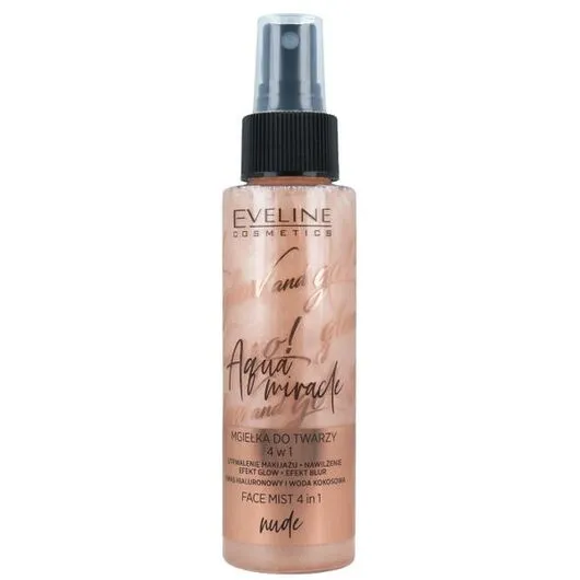 Sprej ndriçues për fytyrë Eveline Glow & Go Aqua Miracle 4in1 - 1