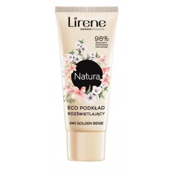 Pudër e lëngshme Lirene Natura Eco 340 bezhë e artë, 30ml