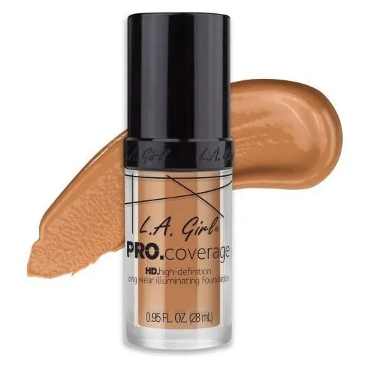 Krem pudër L.A. Girl Pro Coverage Soft Honey, 28ml - 1