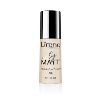 Krem pudër Lirene CITY MATT, Toffee 208, 30 ml