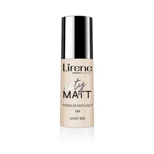 Krem pudër Lirene City Matt Light 203, 30ml - 1