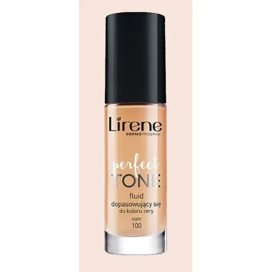 Krem pudër Lirene PERFECT TONE, 100 Ivory, 30 ml - 1