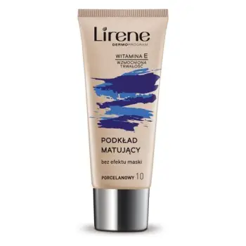 Krem pudër e lëngët Lirene NATURE MATTE, Porcelain 10, 30 ml