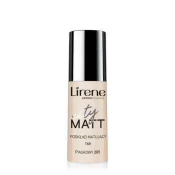 Krem pudër e lëngshme Lirene City Matt Sand 205, 30ml