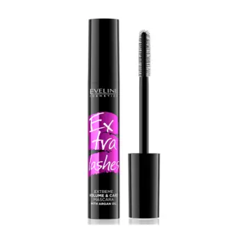 Maskarë me volum ekstrem Eveline Extra Lashes me vaj argani