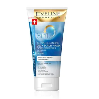 Pastrues fytyre Eveline FACEMED+8IN1 CLEANING GEL 150ML