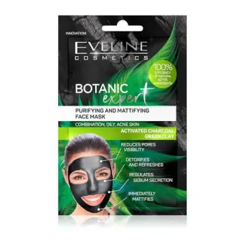 Maske per fytyre Eveline BOTANIC P.&MATT FACE MASK 2X5ML