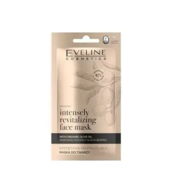 Maskë fytyre Eveline Organic Gold Revitalizues Intensiv me Vaj ulliri Organik 8ml