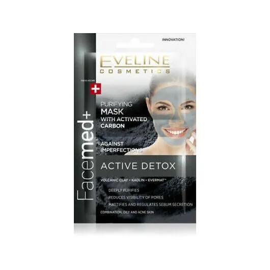 Maskë pastrimi për fytyrë Eveline A.C 2X5ML - 1
