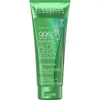 Xhel për fytyrë&trup Eveline Natural Aloe Vera