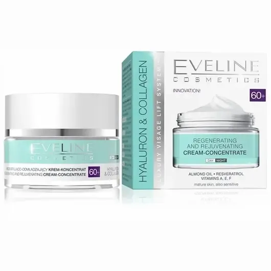 Krem D&N Eveline Hyaluron Collagen Anti-Wrinkle 60+ - 1