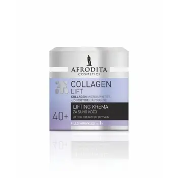 Krem për lëkurë të thatë Afrodita Collagen Lift 40+, 50 ml