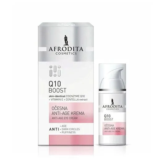 Krem antirrudhë për sy Afrodita Q10 Boost, 15ml - 1
